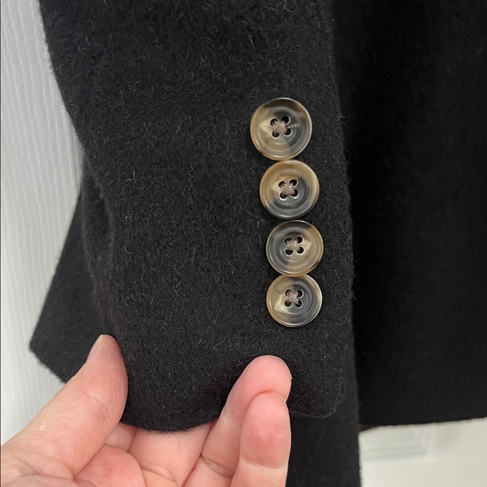 Ralph Lauren Black Men's Camel Hair Blazer with Red Lining - Picture 6 of 7